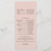 Blush Programme de Mariage Succulent (Dos)