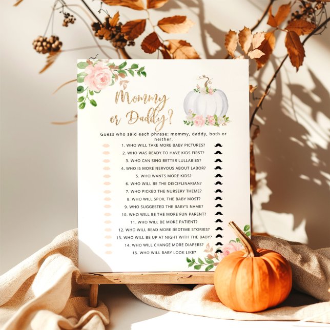 Blush Pumpkin-baby shower (Creator heeft geüpload)