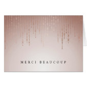 Blush Rain Merci Beaucoup Cartes de Merci (Devant Horizontal)