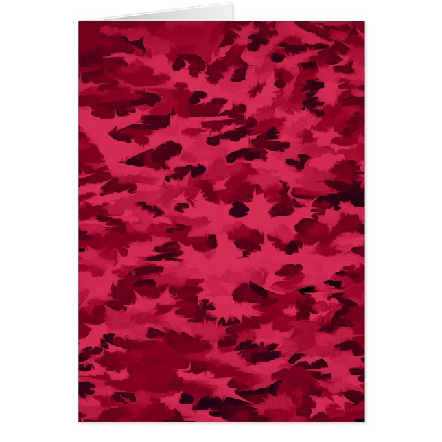 Blush Red Camouflage Patroon (Voorkant)