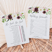 Blush Romance dubbelzijdig Vrijgezellenfeest spel Kaart