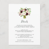 Blush Romance Guest Information Kaart (Voorkant)