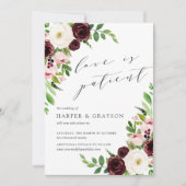 Blush Romance liefde is het uitstellen van een bru Kaart (Voorkant)