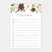 Blush Romance op maat van lijst Post-it® Notes (Voorkant)