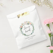 Blush Romantic Floral Treat Mariage Favor Sacs (Scellé)