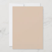 Blush Roos en gouden champagne verlovingsfeest Kaart (Achterkant)