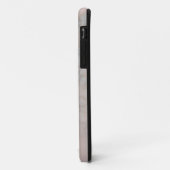 Blush Roos en grijze elegante marmergradiënt Case-Mate iPhone Case (Achterkant/links)