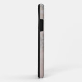 Blush Roos en grijze elegante marmergradiënt Case-Mate iPhone Case (Achterkant/rechts)