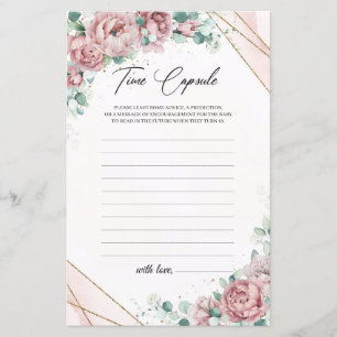 Blush roos Eucalyptus Gold Time Capsule