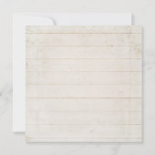 Blush Roos Floral Gold Modern Typography Script Kaart (Achterkant)