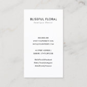 Blush Roos Gold Kraft Black Ceramic Geometric Visitekaartje (Achterkant)