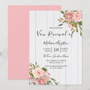 Blush Roos Gold White Wood Renewal Noite Kaart