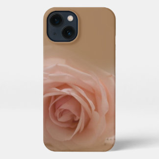 Blush Roos iPhone 13 dunne Hoesje, glanzend iPhone 13 Hoesje