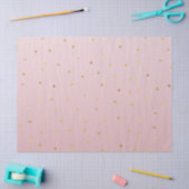 Blush Roos Pink Gold Confetti Sparkle Tissuepapier (Craft)