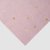 Blush Roos Pink Gold Confetti Sparkle Tissuepapier (Detail)