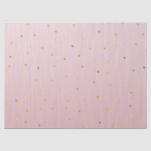 Blush Roos Pink Gold Confetti Sparkle Tissuepapier
