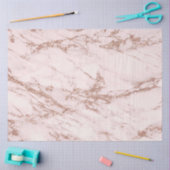 Blush Roos Roze Glitter Marble Modern Tissuepapier (Craft)