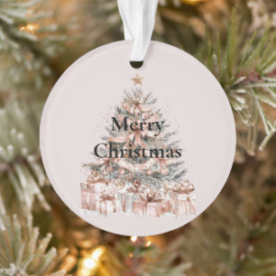 Blush Roos roze kerstboom Ornament