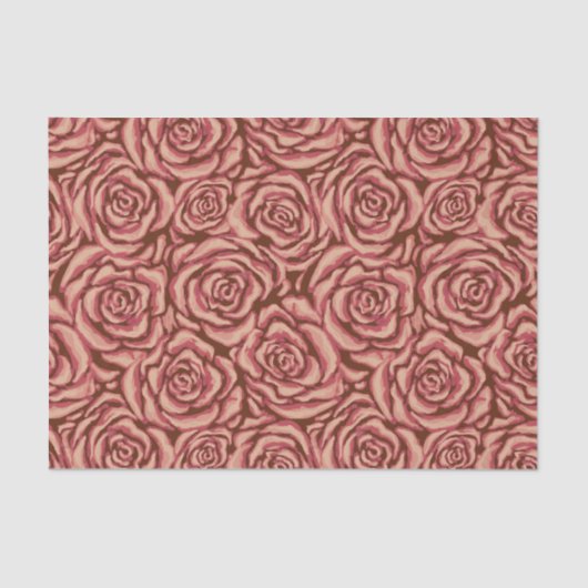 Blush Roos Tissuepapier (Voorkant)