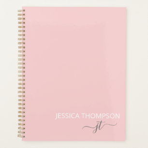 Blush Rose 2025 Écriture Simple Monogramme Féminin