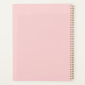 Blush Rose 2025 Écriture Simple Monogramme Féminin (Dos)