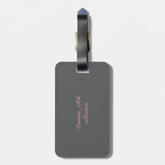 Blush Rose Bagage Label — Lumina & Ash Collectie