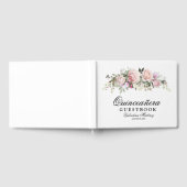 Blush Rose Floral Quinceanera Livre d'or (Complet)
