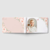Blush rose Floral Rose Gold Memorial Funeral Photo (Complet)