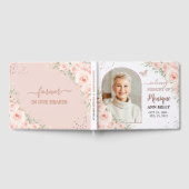 Blush rose Floral Rose Gold Memorial Funeral Photo (Complet)