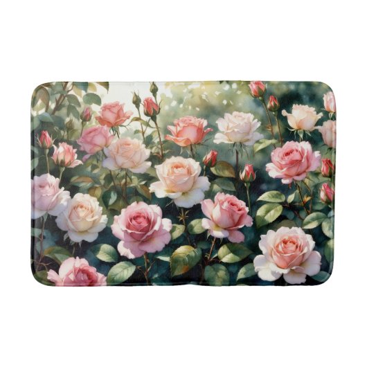 Blush Rose Garden Mat (Voorkant)