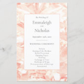Blush Rose Gemstone programmes de mariage (Devant)