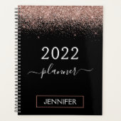 Blush Rose Gold 2022 Monogram Pailleté Noir (Devant)