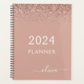 Blush Rose Gold 2024 Pailleté Monogramme (Devant)