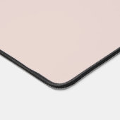 Blush rose gris monogramme nom écriture tendance (Coin)