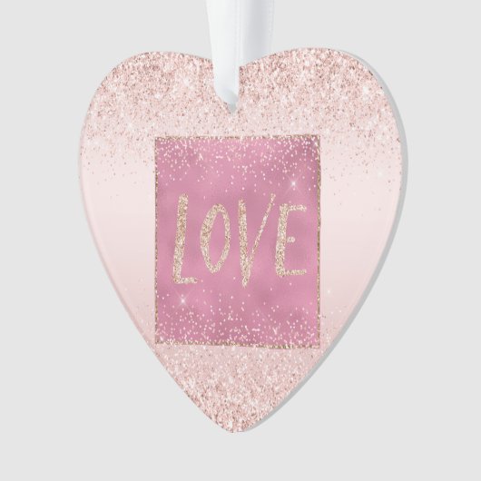 Blush rose Ombre Glitzy Parties scintillant Sparkl (devant)