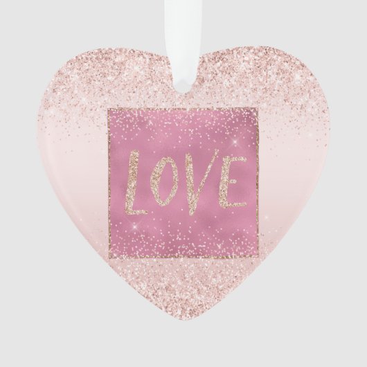 Blush rose Ombre Glitzy Parties scintillant Sparkl (devant)