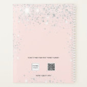 Blush rose or argent parties scintillant brillant  (Dos)