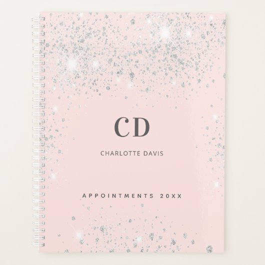 Blush rose or argent parties scintillant brillant  (Devant)