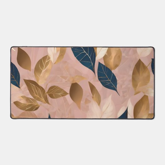 Blush Rose or Boho Feuilles Collection populaire (Recto)