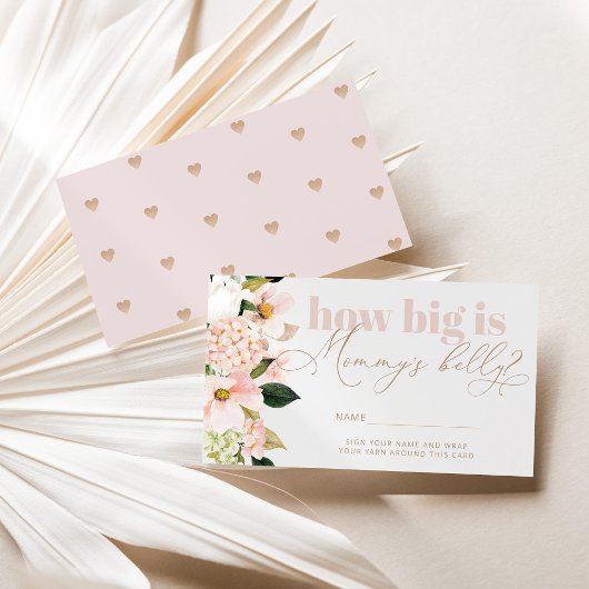 Blush rose quelle est la taille de la carte ventre