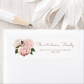 Blush Roses Baptism Christening Etiket (Insitu)