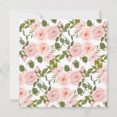 Blush Roses Floral Elegant Verloving (Achterkant)