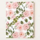 Blush Roses Floral Wedding Planner (Achterkant)