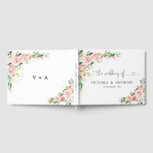 Blush Roses Weddenschap Book Gastenboek (Volledig)