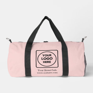 Blush Roze Aangepast Zakelijk Logo Professioneel Plunjezak