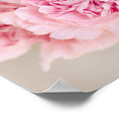 Blush roze anjers poster (Hoek)