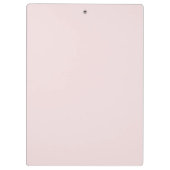 Blush roze bloem en naam klembord (Achterkant)