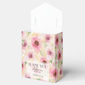 Blush Roze Bloemen Feest Bedankdoosjes (Geopend)