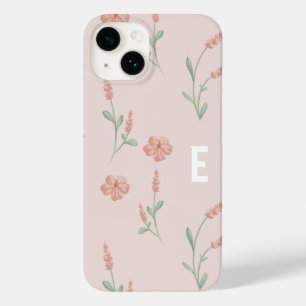 Blush Roze Bloemen Patroon I Telefoonhoesje Case-Mate iPhone 14 Hoesje
