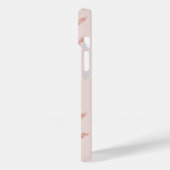 Blush Roze Bloemen Patroon I Telefoonhoesje Case-Mate iPhone Case (Achterkant / Links)